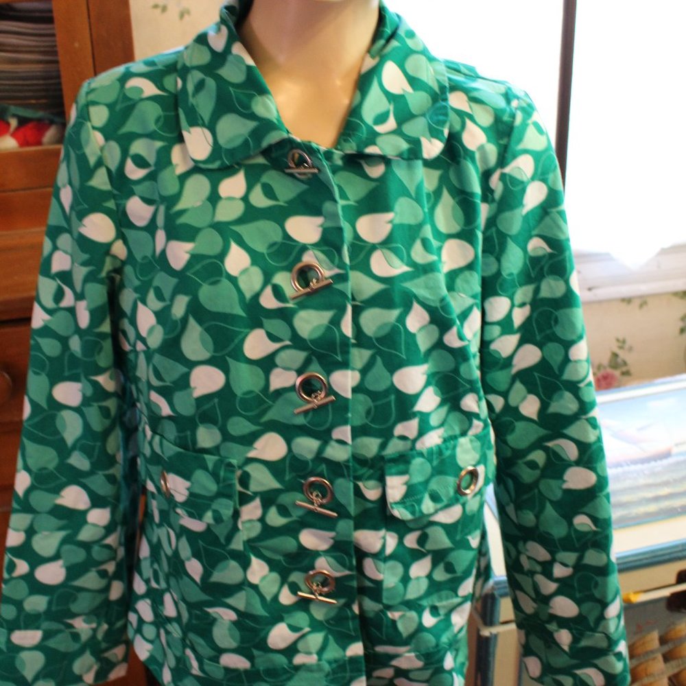 NWT Merona Jacket Green Combo Pretty Perfect for St. Patrick's Day Sz XL